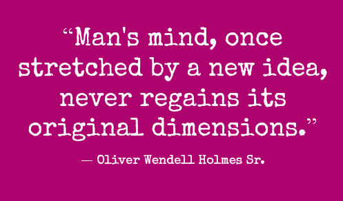 holmes quote graphic